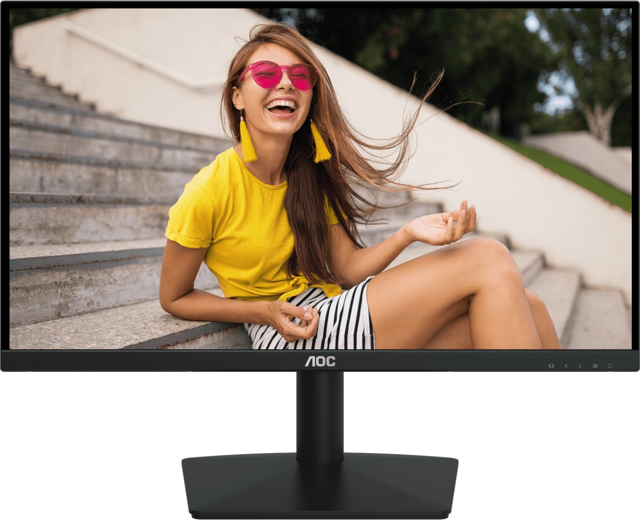 AOC 24B15H2 24" IPS 1920x1080 VGA HDMI 100Hz Frameless Monitor