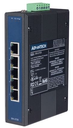 Advantech EKI-2725-CE 5-Port Unmanaged GbE Ethernet Switch