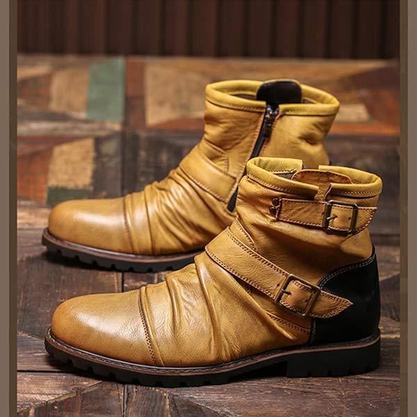 Men's Vintage Crinkle Booties