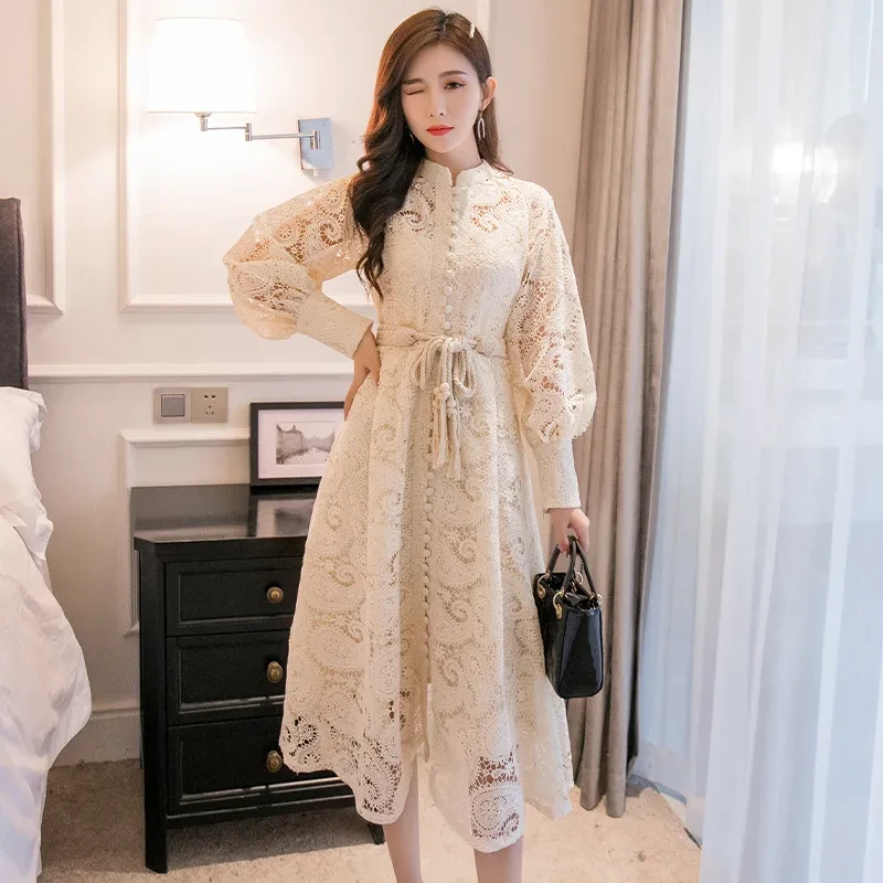 Lace Dress With Sleeves