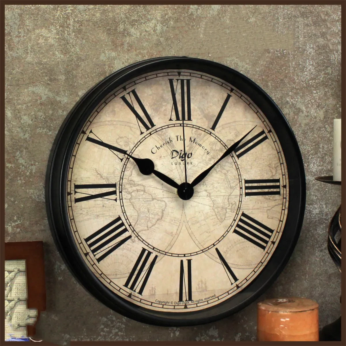 A Wall Of Clocks