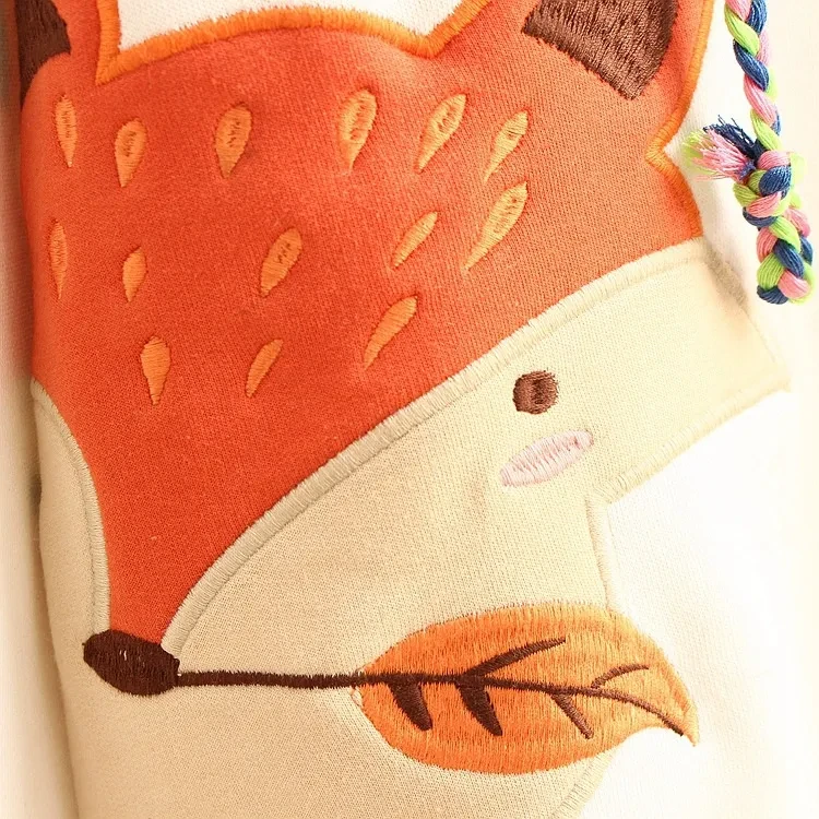 A White Fox Hoodie