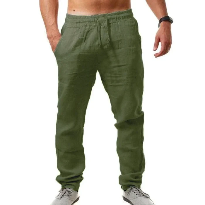 Men's Breathable Linen Loose Trousers