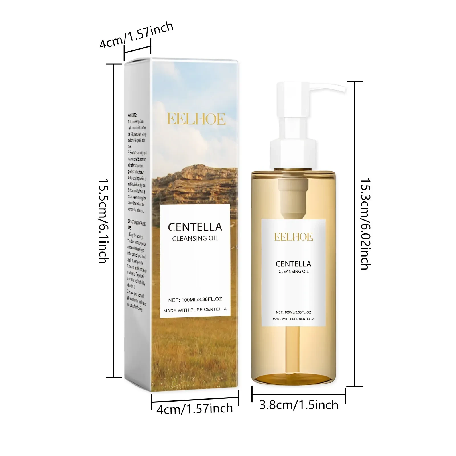 Centella Asiatica Light Cleansing Oil Refreshing And Gentle