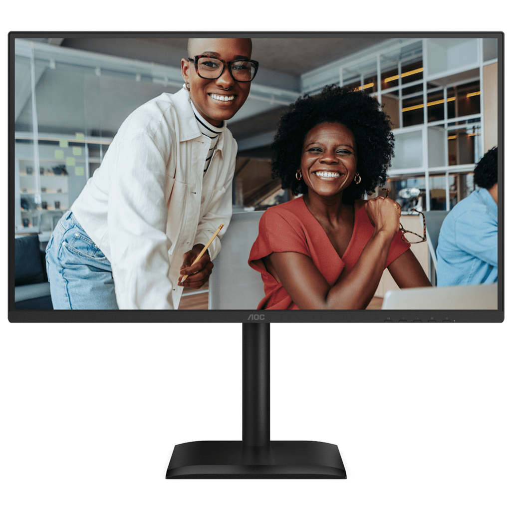 AOC 27E4UJ 27" IPS 1920x1080 VGA HDMI DP Spkrs Height Adjust