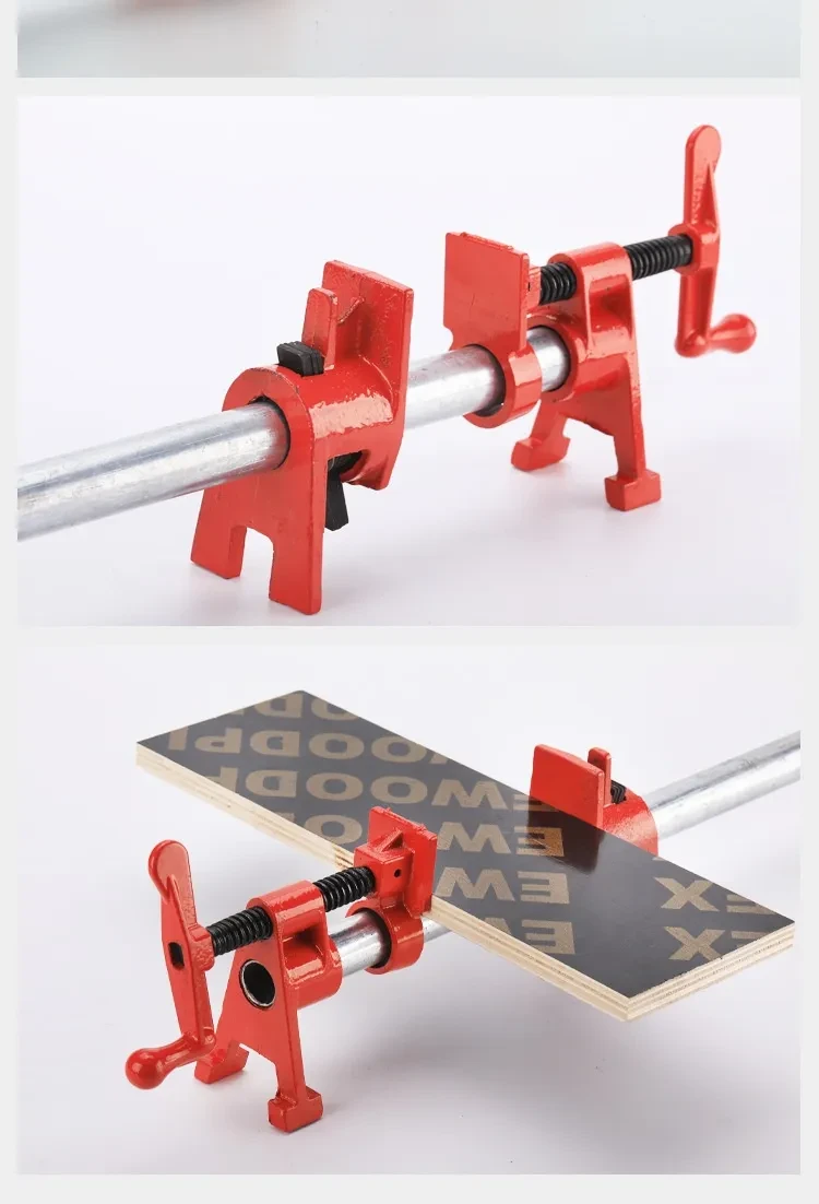 Wood Pipe Clamps