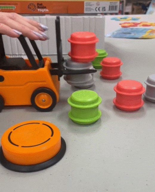 Crazy Forklift - 2 Player Stacking Skill Game