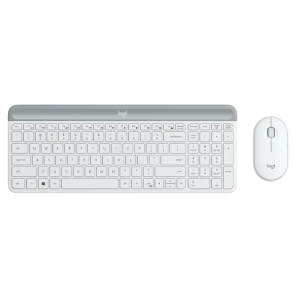 Logitech MK470 Slim W/L Desktop Kit - White