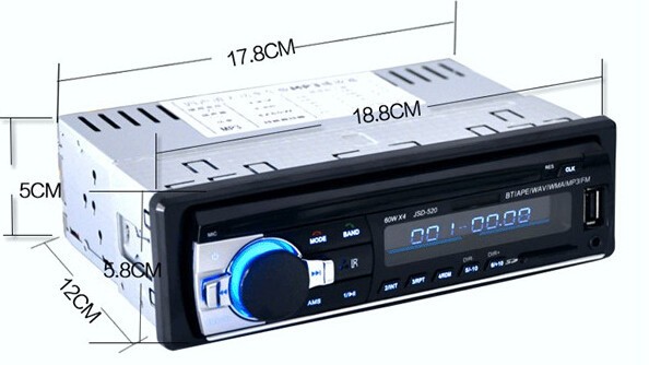 DIN Car Stereo Bluetooth