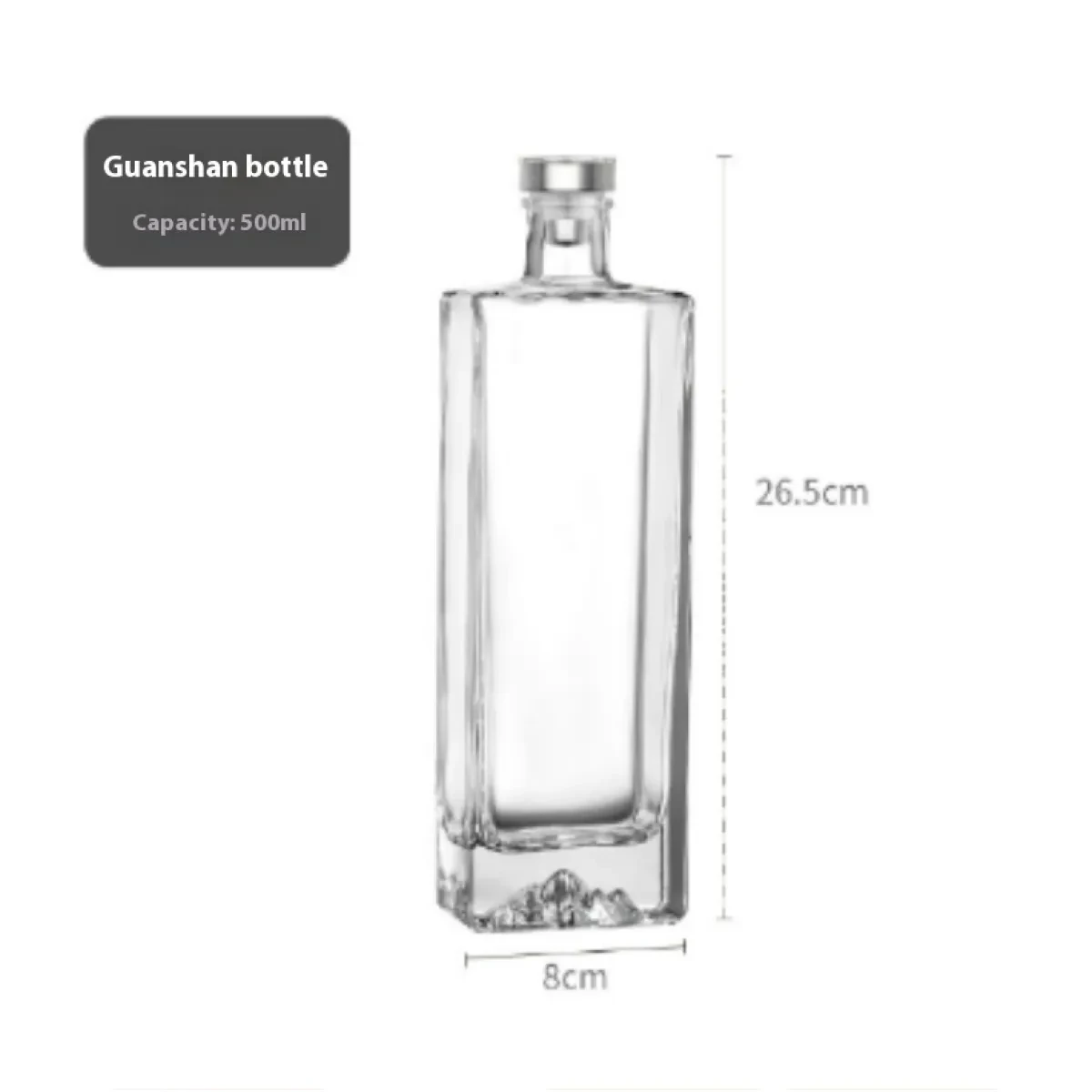 Glass Liquor Bottles