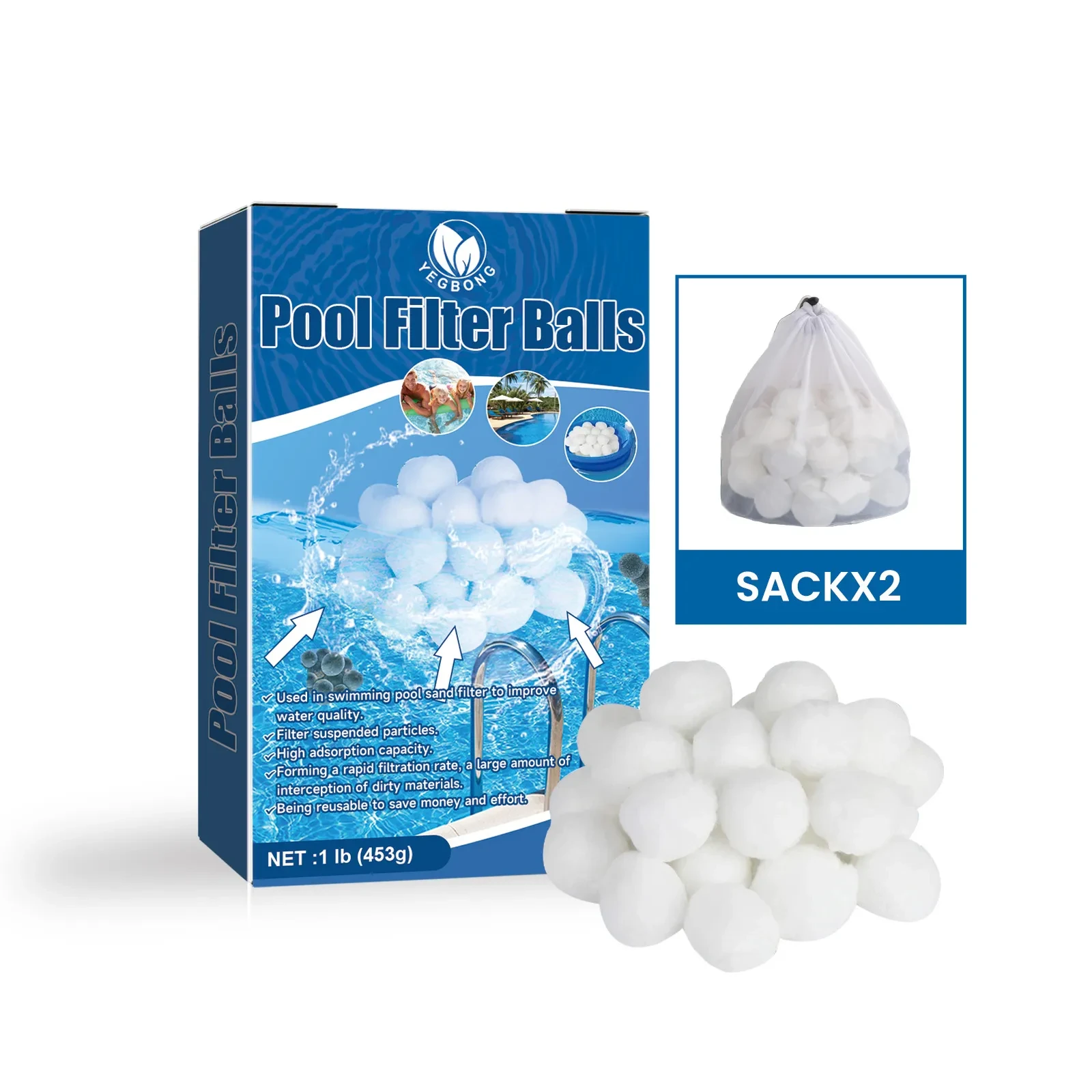 Pool Filter Balls