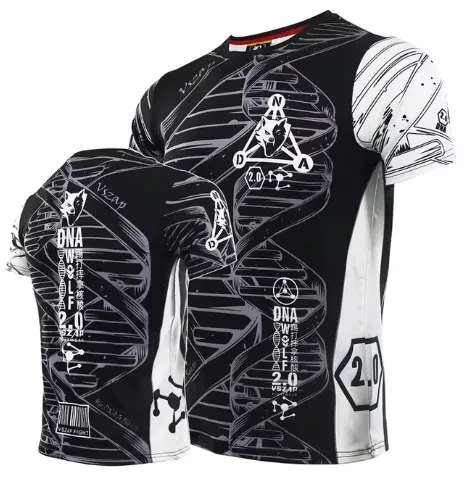 Men's Muay Thai Training Wear Fashion Breathable Summer T-shirt