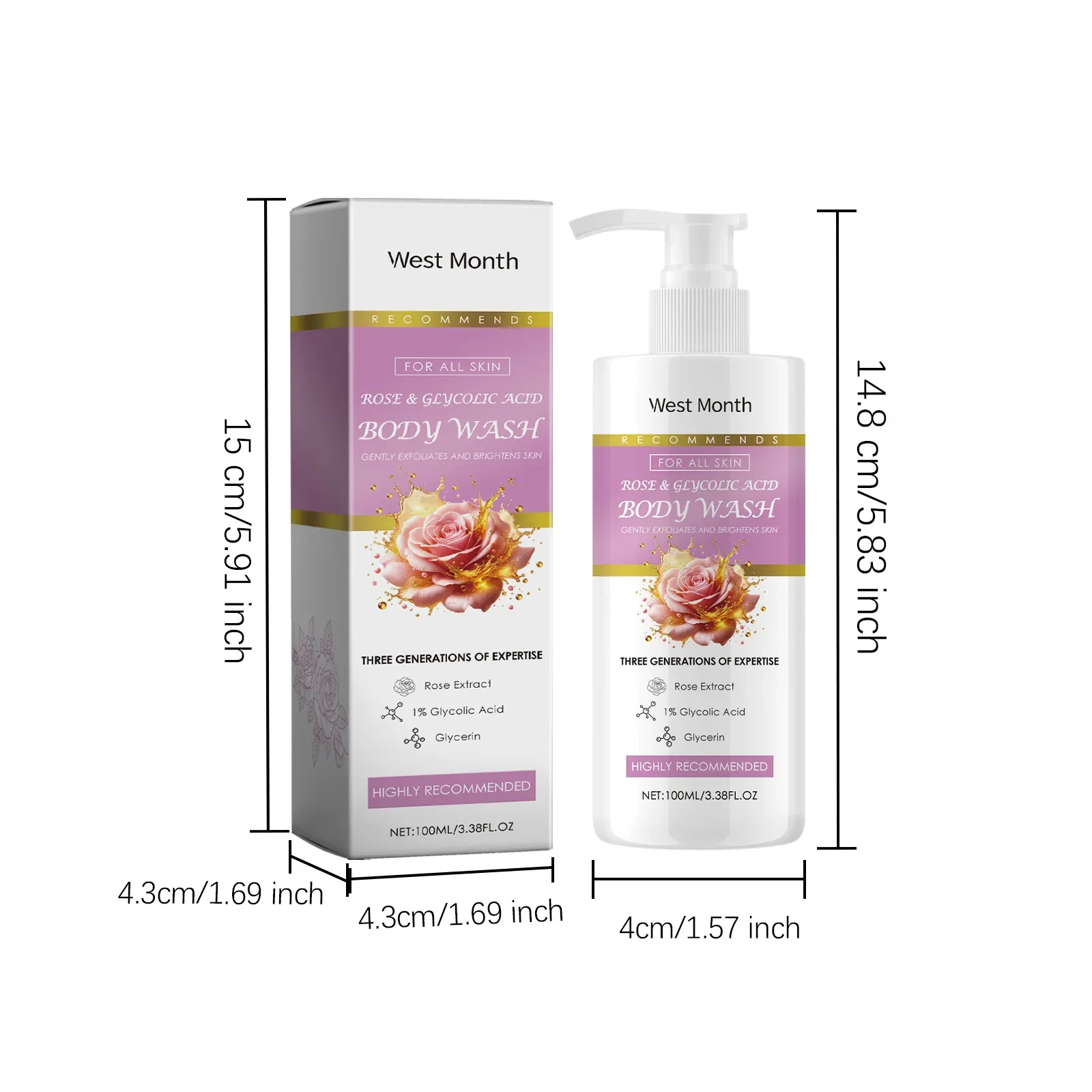 Exfoliating Shower Gel Protects Skin Gently