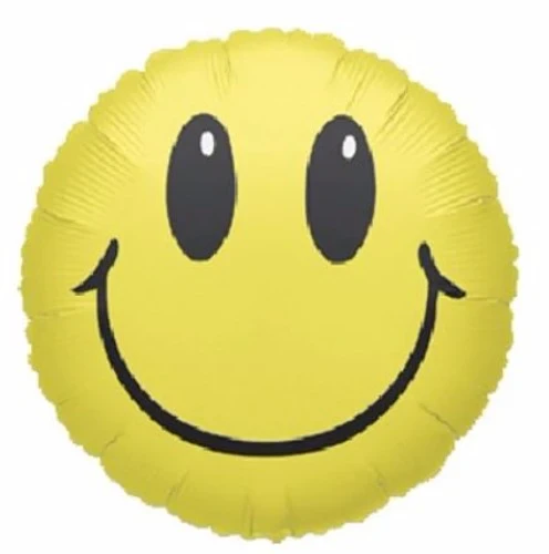 45cm Smiley Face Yellow