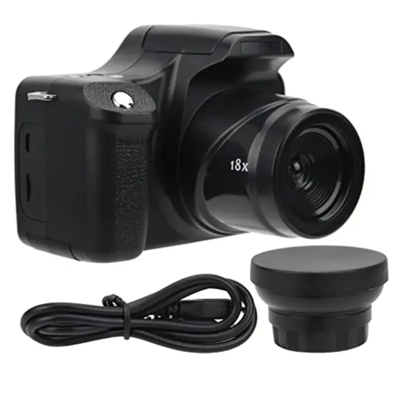 CHUMAJOR 64MP 4K Digital Camera Compact Vlogging Camera with 16x Zoom, 1080P Video, and 32GB Memory Card Bundle