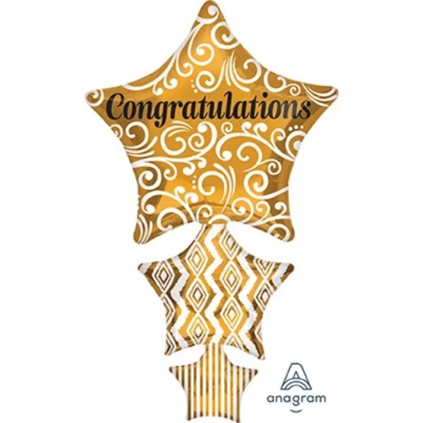 Shape Congratulations Star Stacker