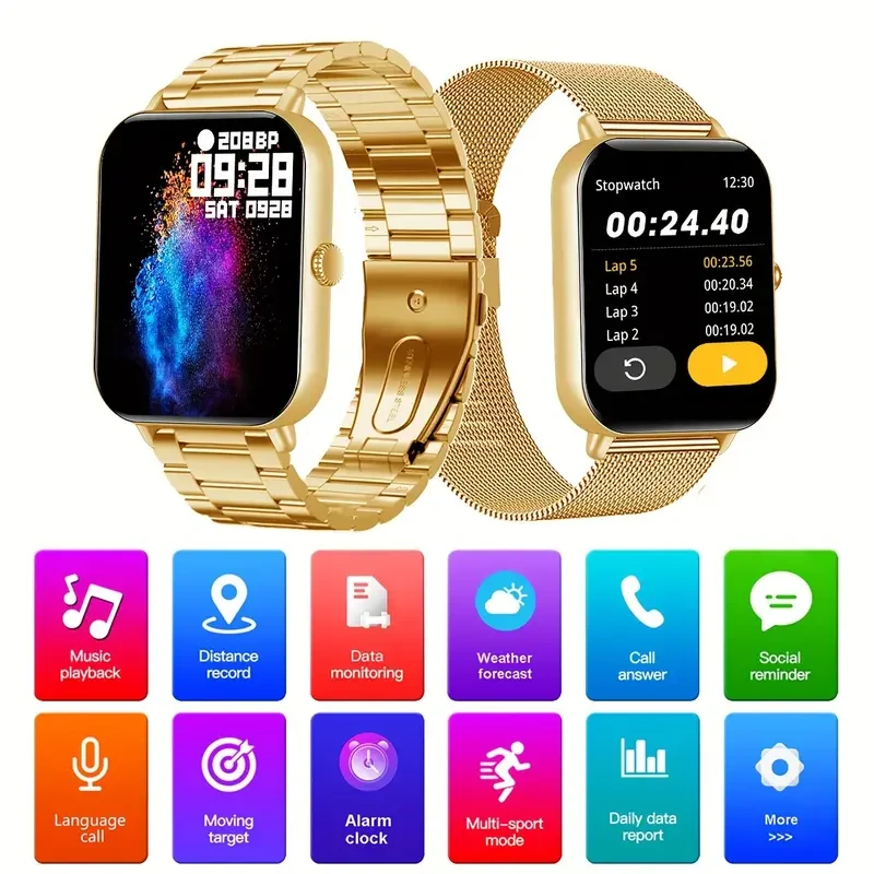 COIUSOR G90 Smartwatch  4.6cm HD Display, Wireless Calling & 100+ Sports Modes