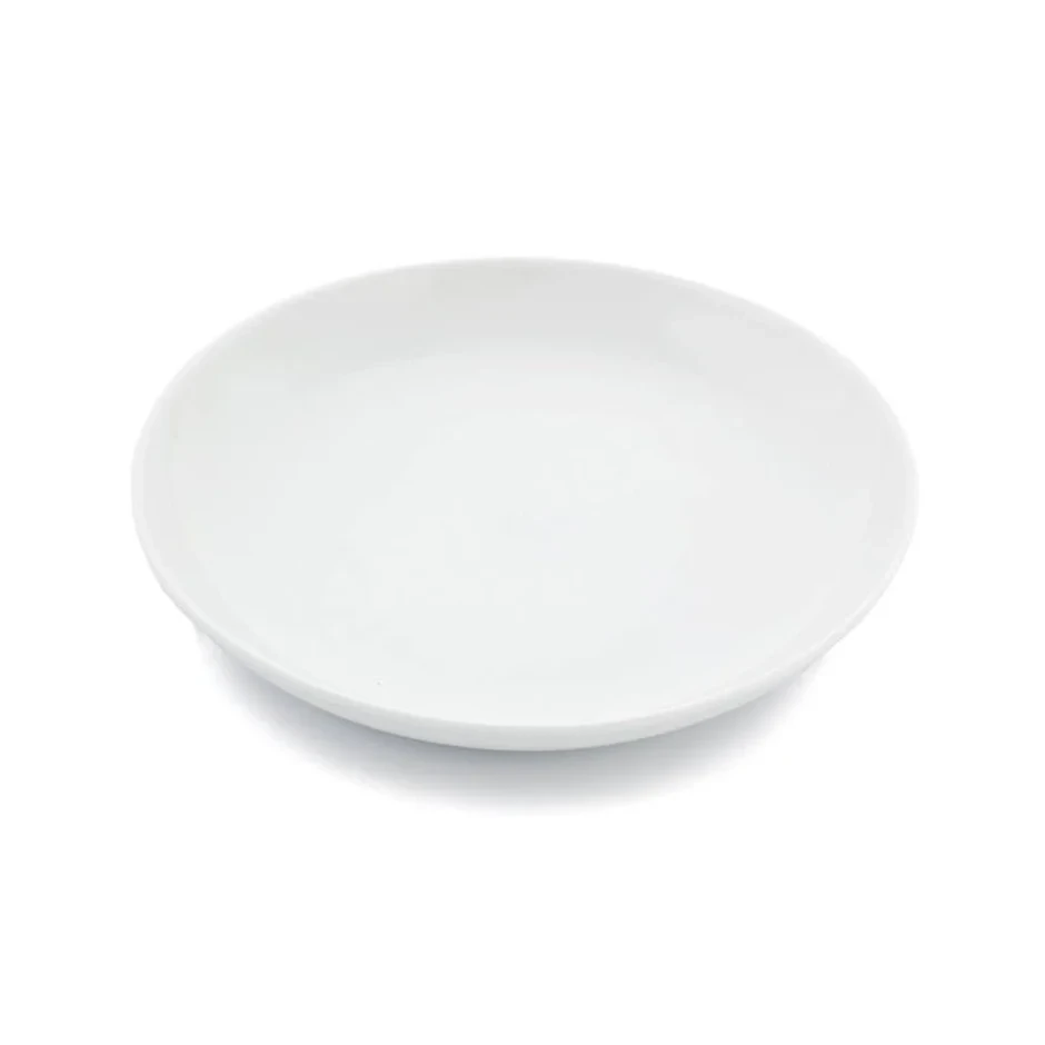 Crockery Plate Shallow White 14"