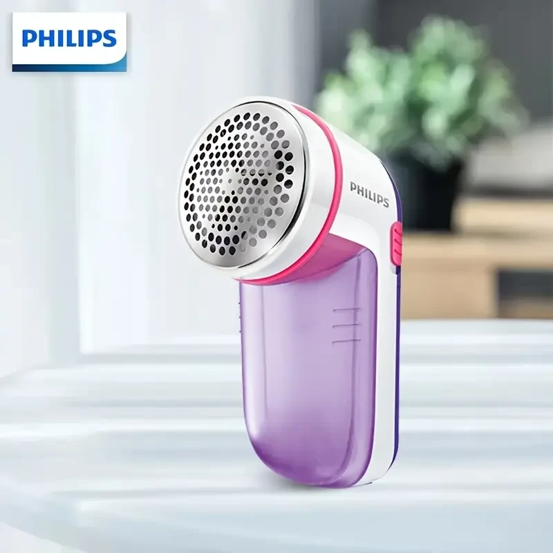 Philips Fabric Lint Remover  8,800 RPM, Large Blade Surface, 3-Size Filter, Easy-Empty Container (Battery Powered)