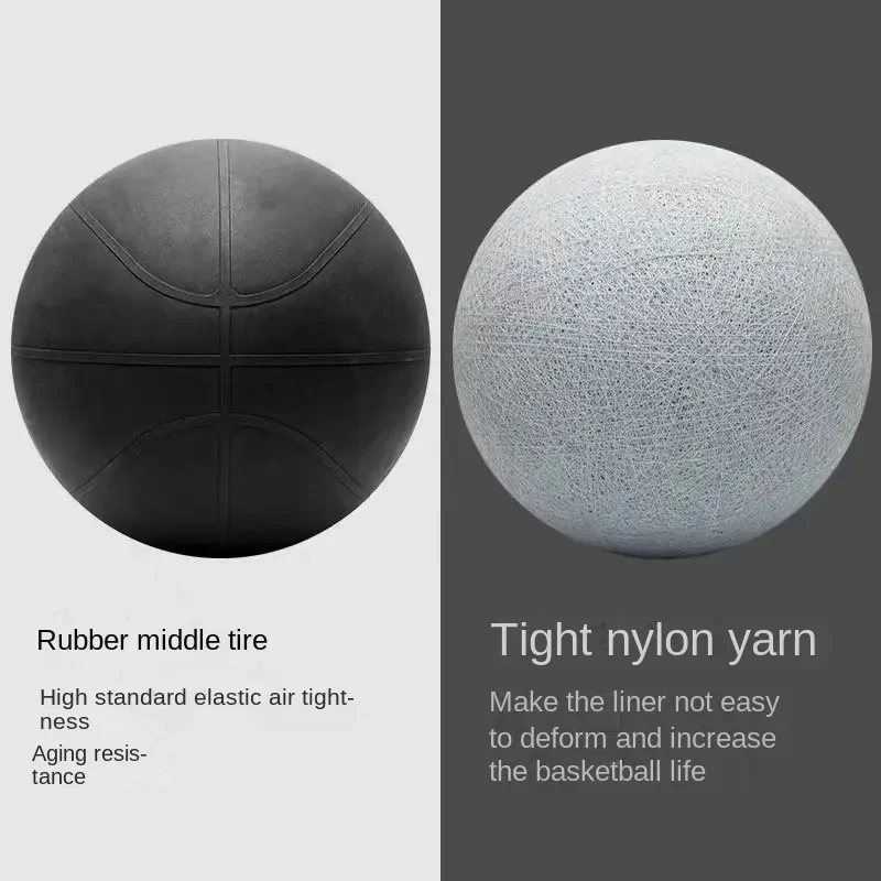 HOMEFISH Luminous Basketball PU Soft Leather, Outdoor Non-Slip & Wear-Resistant Design