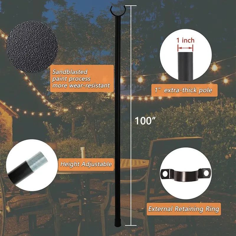 String Light Pole