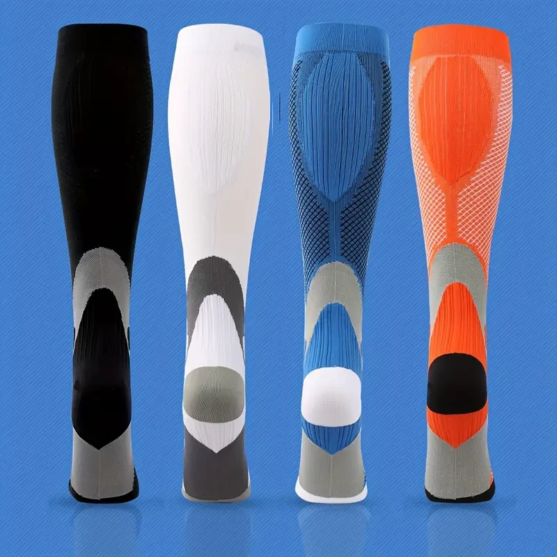 GOCHROFEI Compression Socks (Set of 3) Unisex Support for Running, Travel & Team Sports