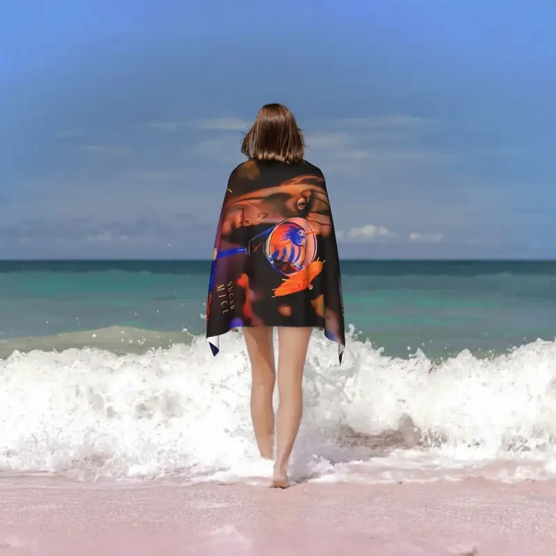 Marillion-Themed Microfiber Beach Towel Soft, Quick-Dry & Official Fan Favorite Perfect for music lovers, beach days, and trave