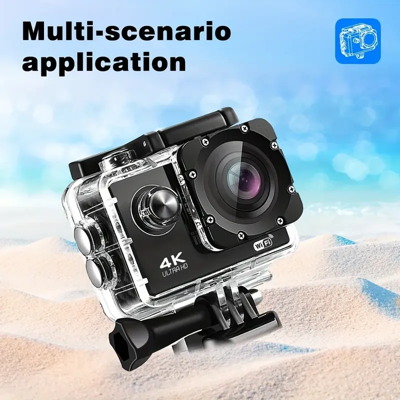 OURLIFE 4K HD Action Camera Powerful, Compact & Adventure-Ready