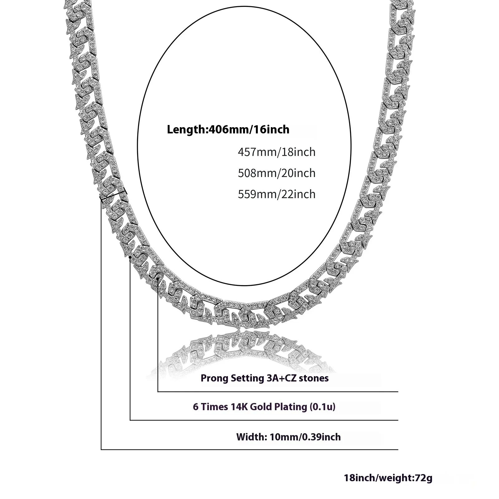 Cuban Link Chain Necklace