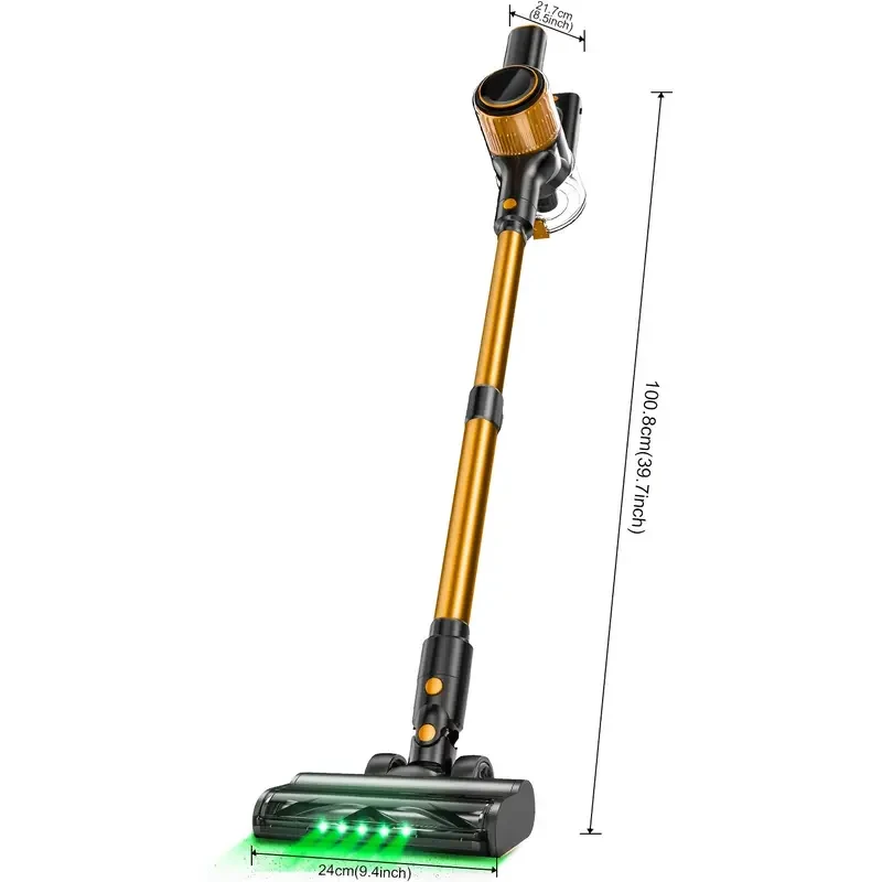 SUXIANGVAC High Suction Power Home Vacuum Cleaner  Cordless, 8-in-1 Combo with LED Display