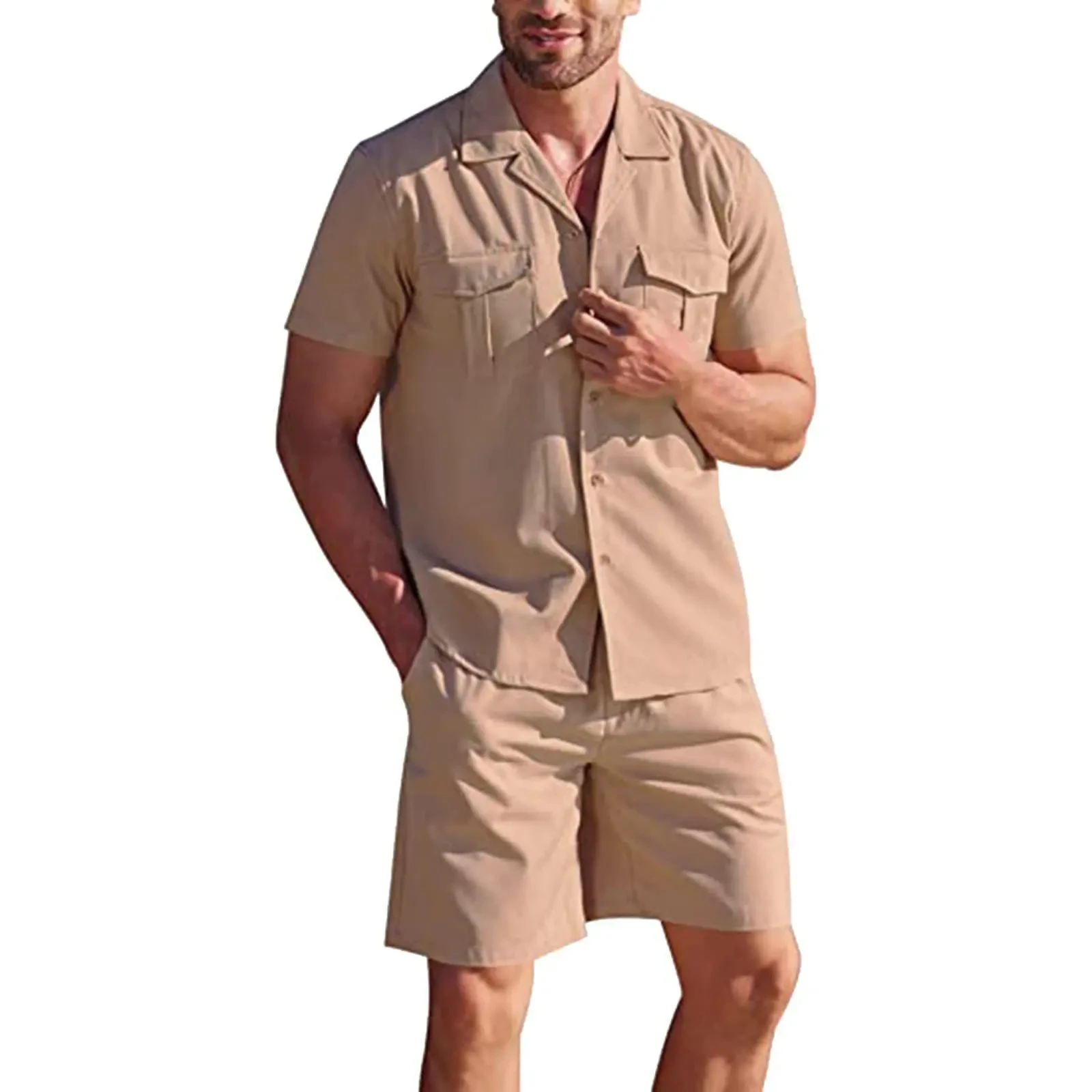 Two Piece Mens Summer Outfit