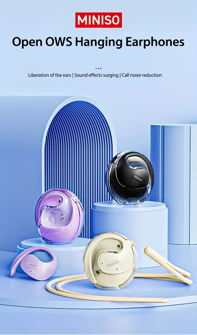 MINISO X15 Pro Smart Translation Earbuds Wireless Noise-Cancelling, High Sound Quality, and Real-Time Translation