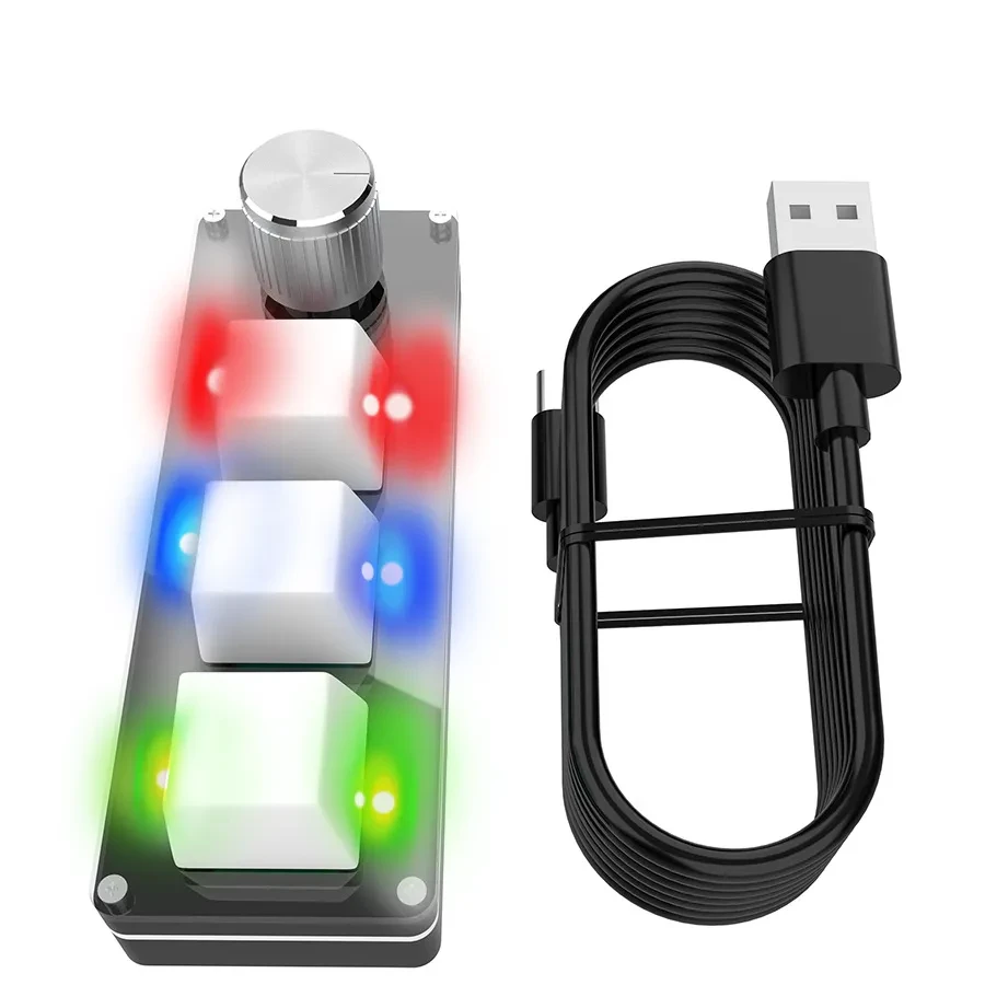 3-key Usb Custom Office Keyboard Your PS Shortcut Key