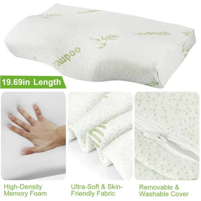 Bamboo Memory Foam Sleep Pillow
