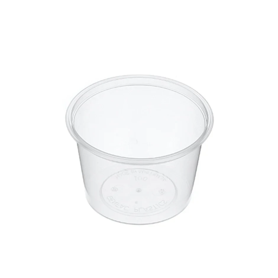 Plastic Sauce Container 4oz 100pcs