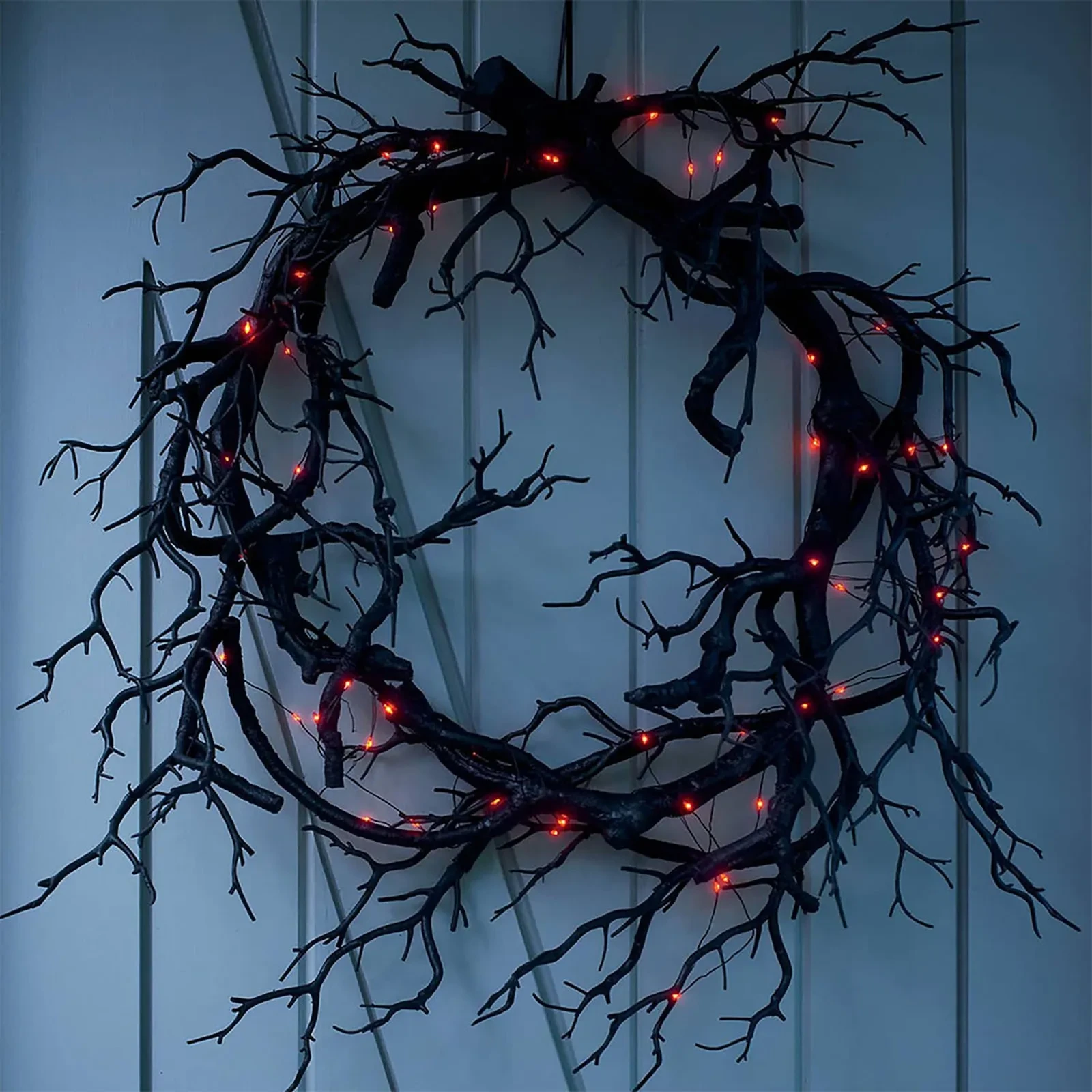 European Style Halloween Black Branches Garland