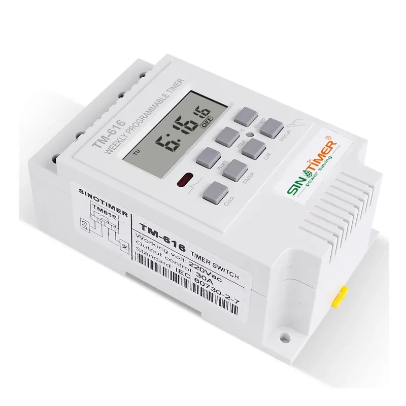 Programmable street lamp time control timing switch time relay
