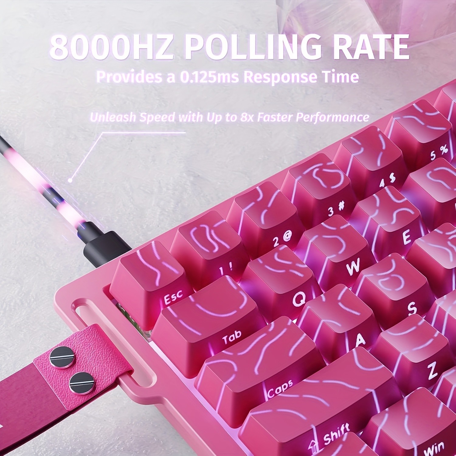 ATTACK SHARK X68 HE 60 % Wired Rapid Trigger Mechanical Gaming Keyboard