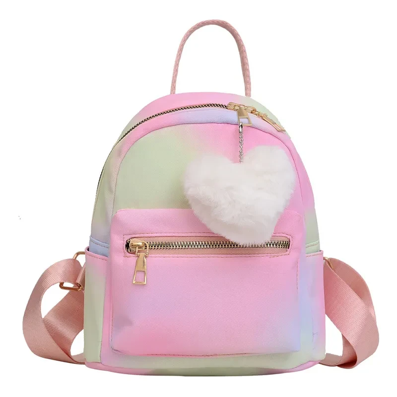 Simple Casual Simple Candy Color Texture Hand-carrying Backpack
