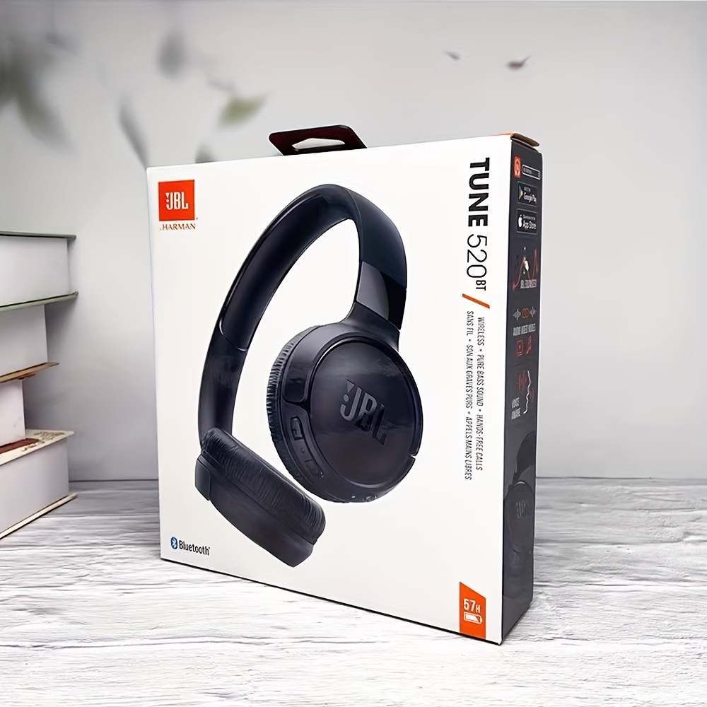 JBL Tune520BT Wireless Headphones Pure Bass, Pure Freedom