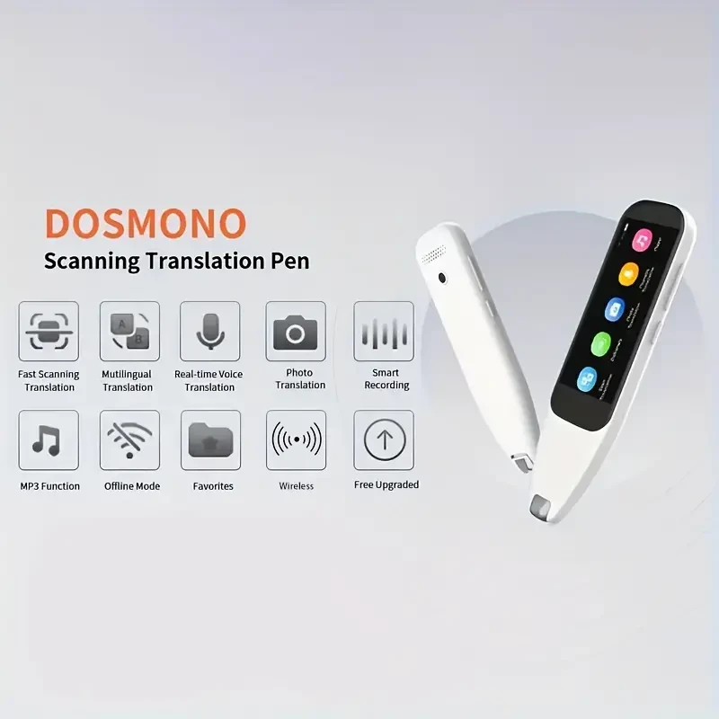 DOSMONO 112 Languages OCR Scanning Pen for Language Translation