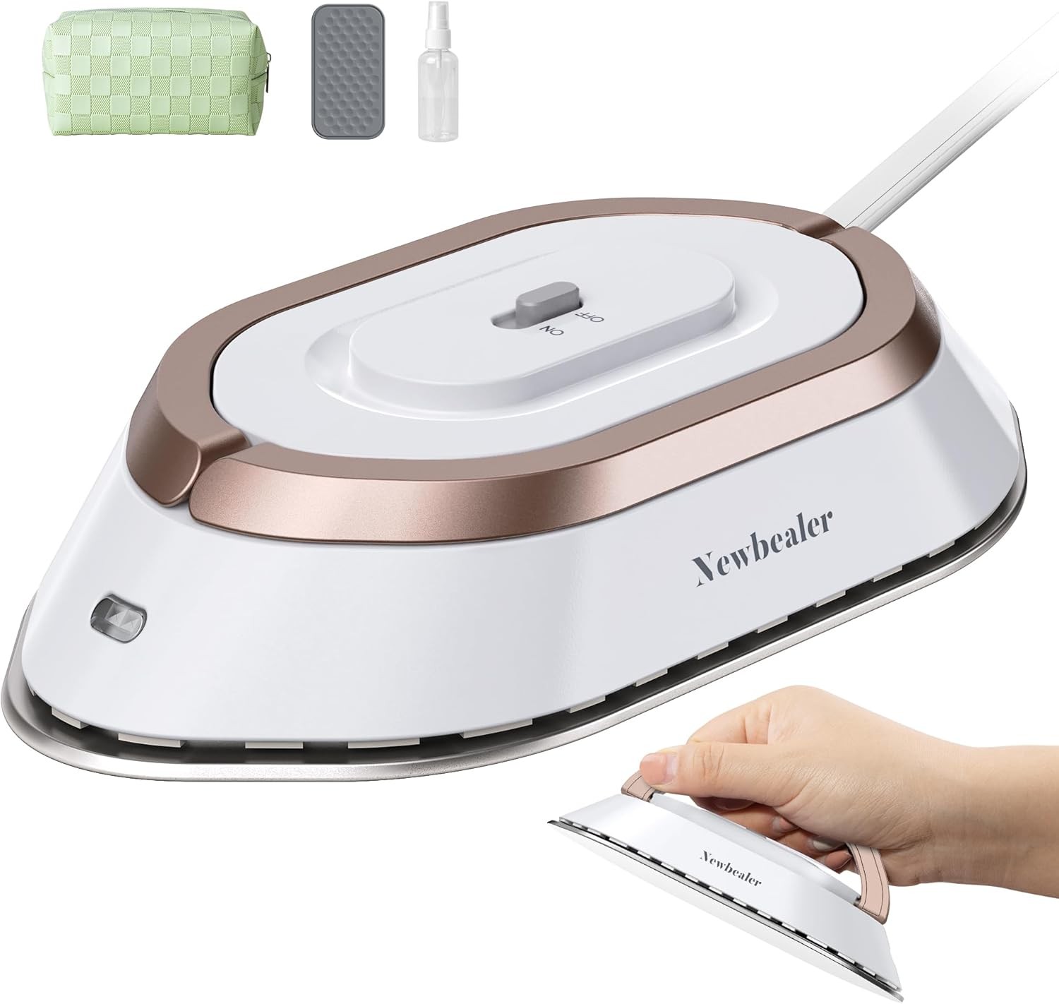 EasyPress Portable Travel Iron  Dual-Voltage Compact Iron for Worldwide Use