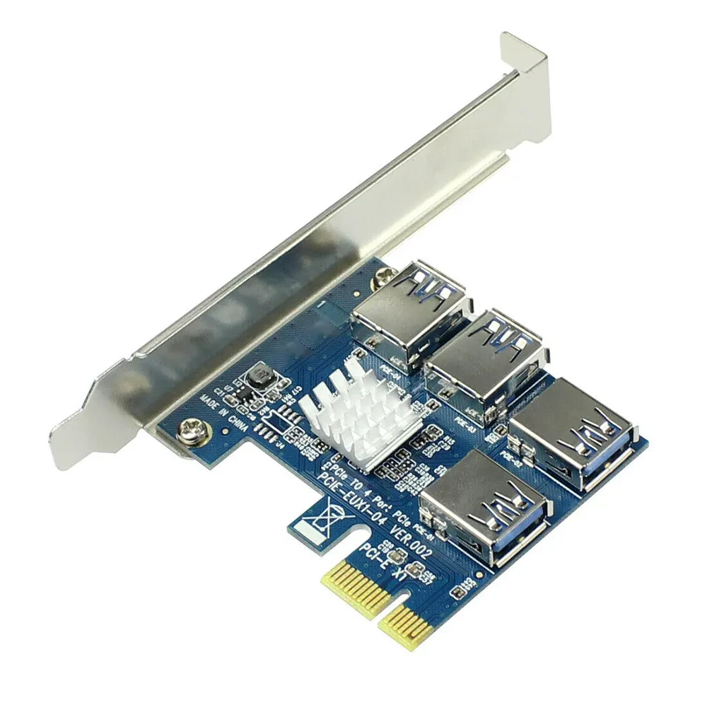 One To Four Riser Card PCIE Display Extension Cable