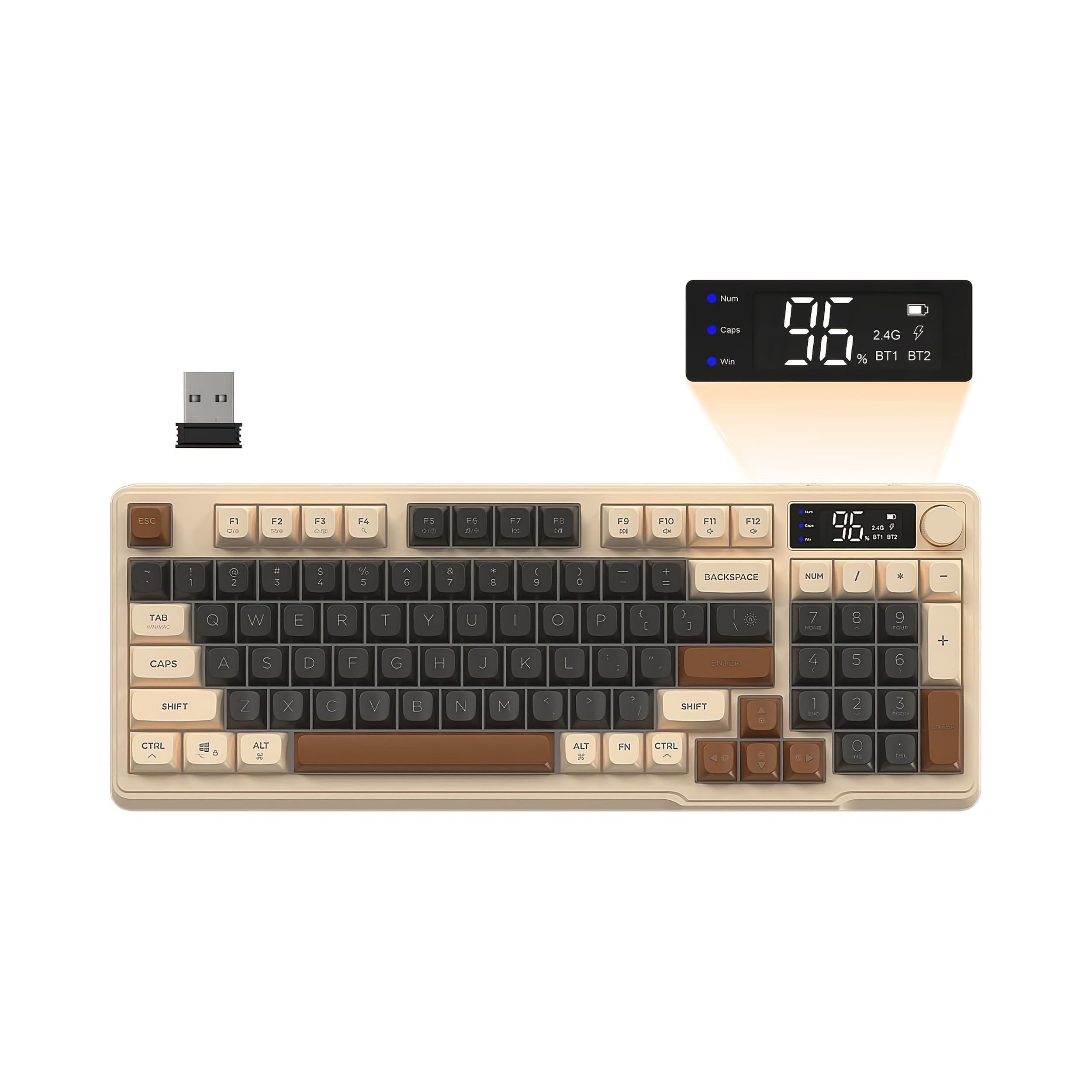 M96 Wireless Gaming Keyboard  Smart, Stylish Control for NZ Gamers and Everyday Use