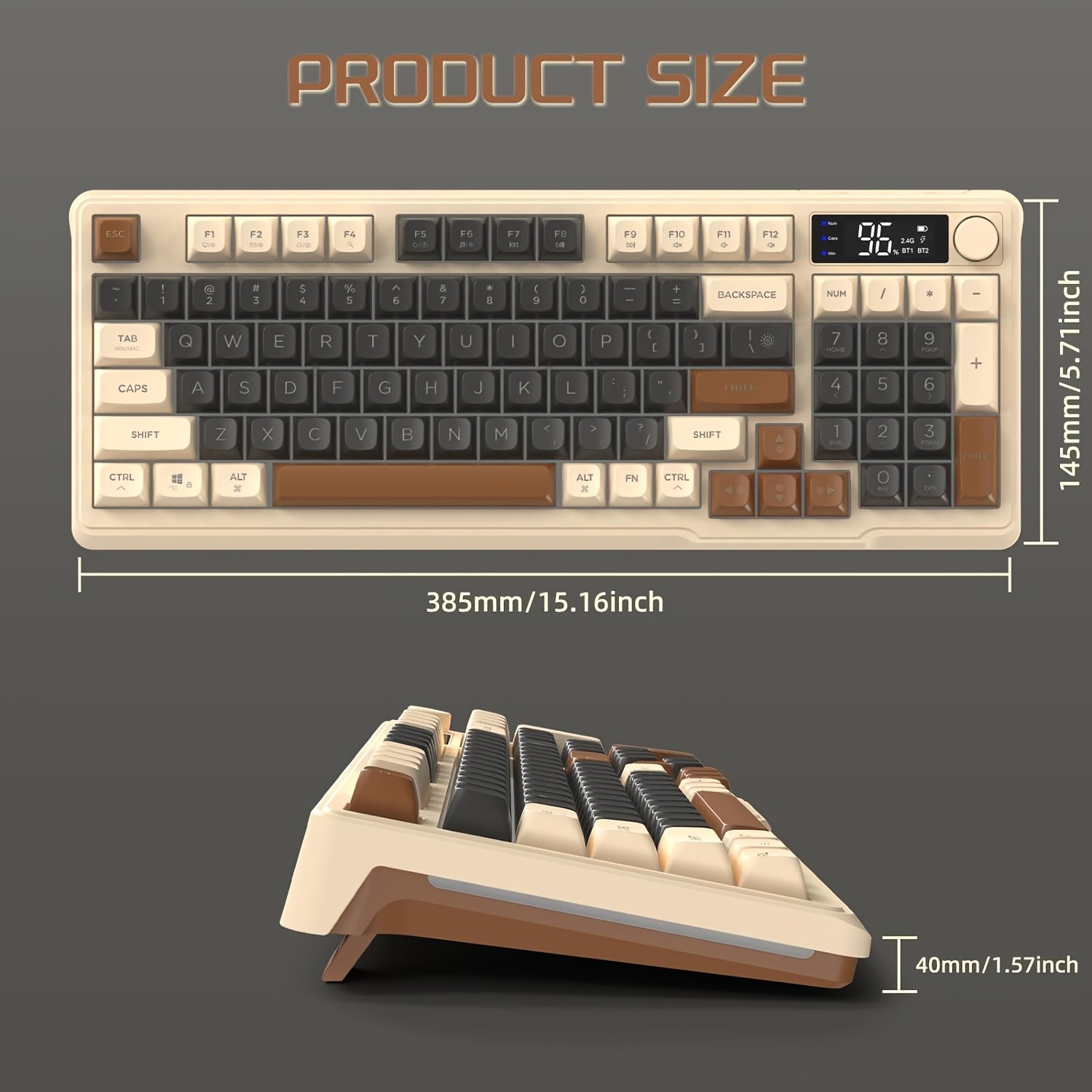 M96 Wireless Gaming Keyboard  Smart, Stylish Control for NZ Gamers and Everyday Use