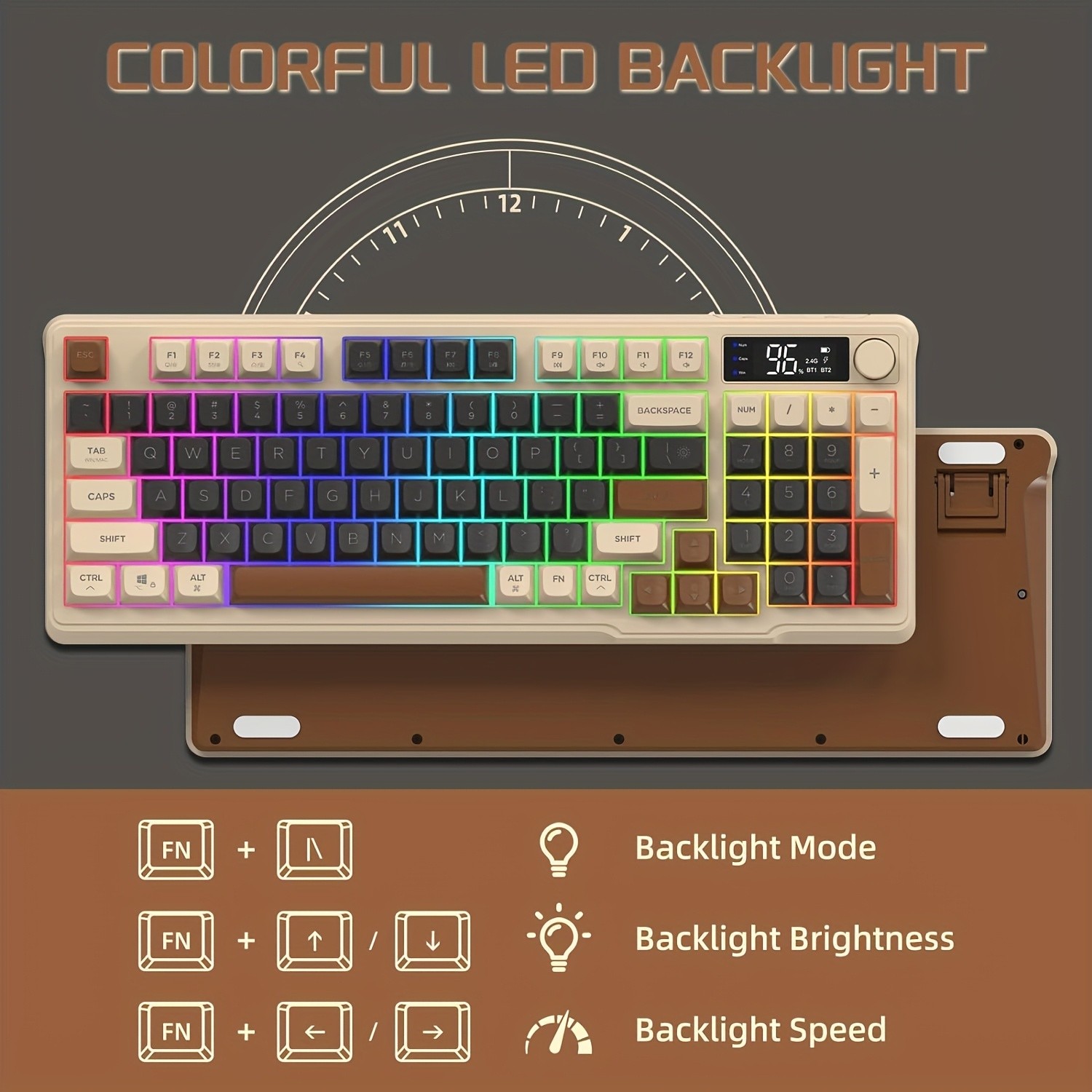 M96 Wireless Gaming Keyboard  Smart, Stylish Control for NZ Gamers and Everyday Use