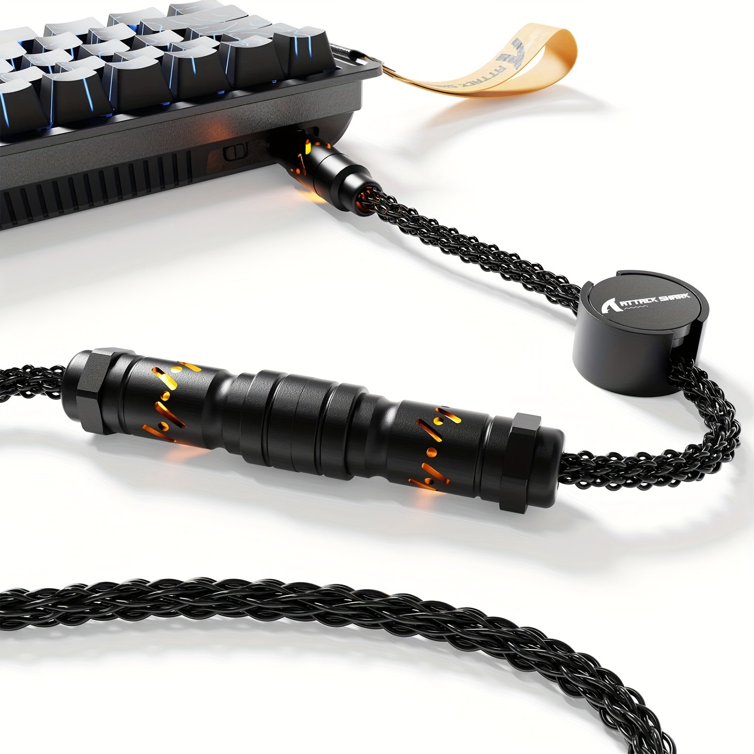 ATTACK SHARK C07 RGB Cable Magnetic, Smart, and Stylish Power for NZ Setups