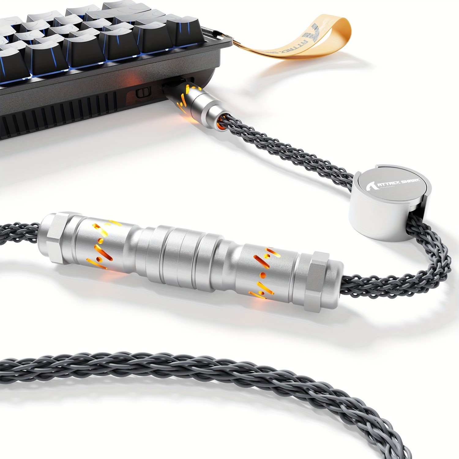 ATTACK SHARK C07 RGB Cable Magnetic, Smart, and Stylish Power for NZ Setups