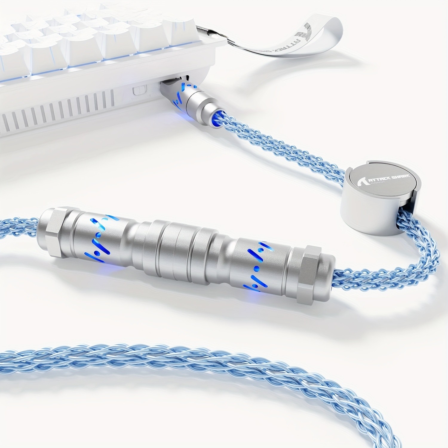 ATTACK SHARK C07 RGB Cable Magnetic, Smart, and Stylish Power for NZ Setups