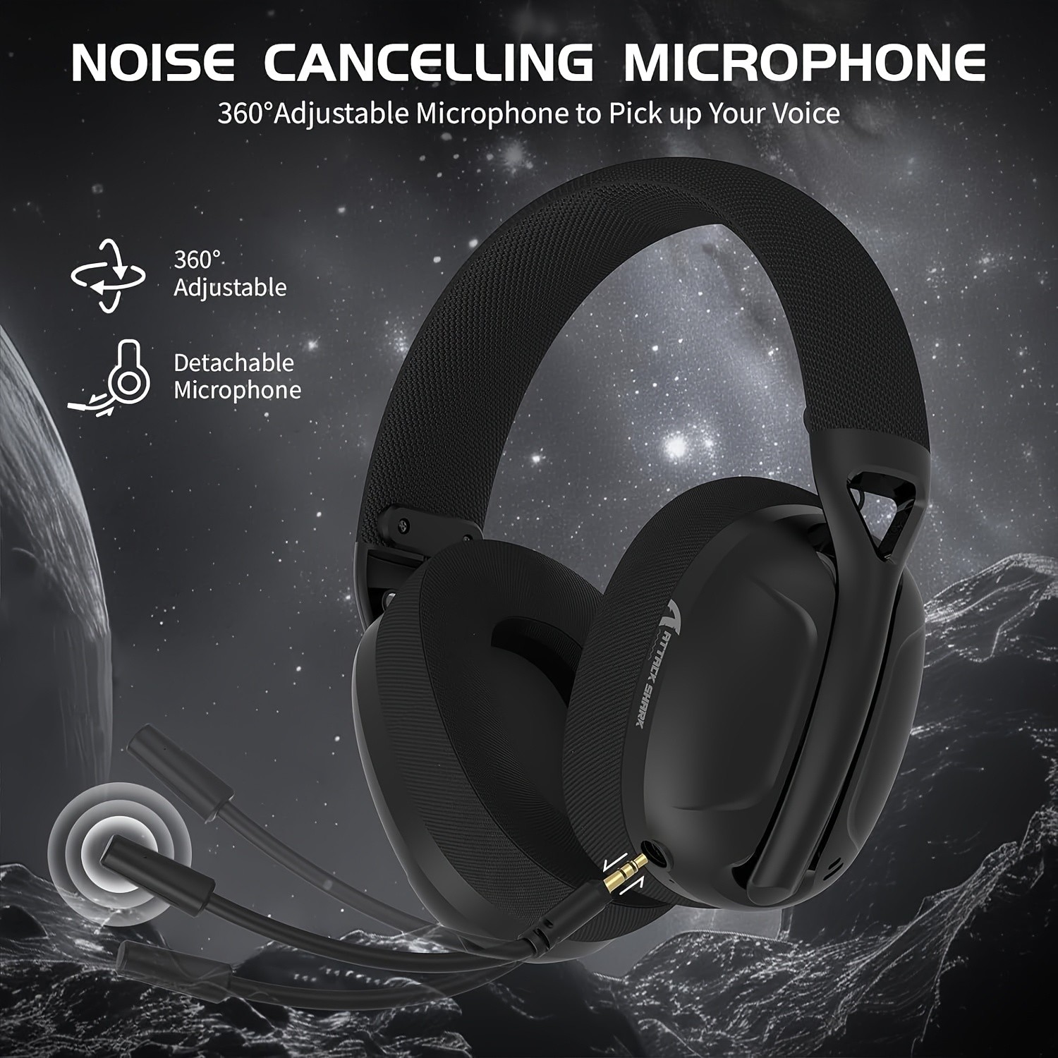 ATTACK SHARK Wireless Gaming Headset